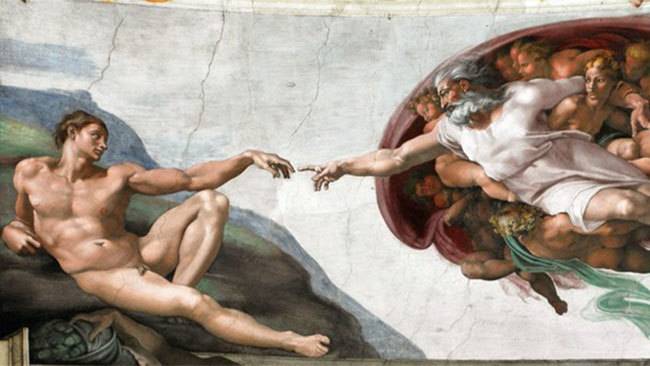 Sistine Chapel: Creation of Man