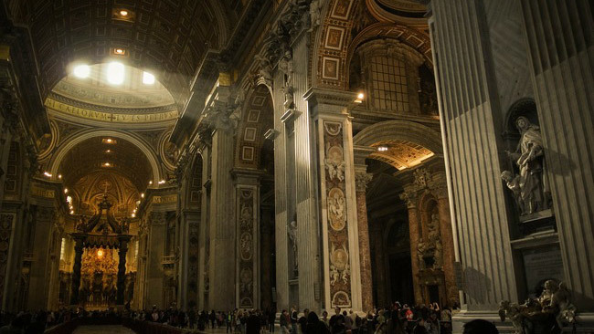 st. peter's basilica internal