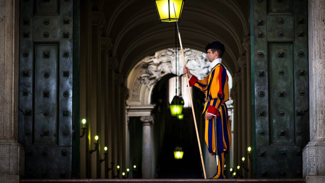 Swiss Guards in Vatican
