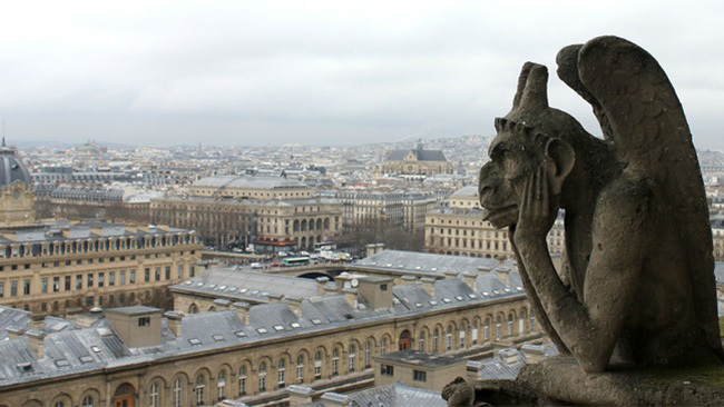 landscape from notre dame